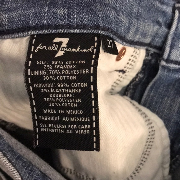 7 For All Mankind Denim Shorts - Picture 8 of 8